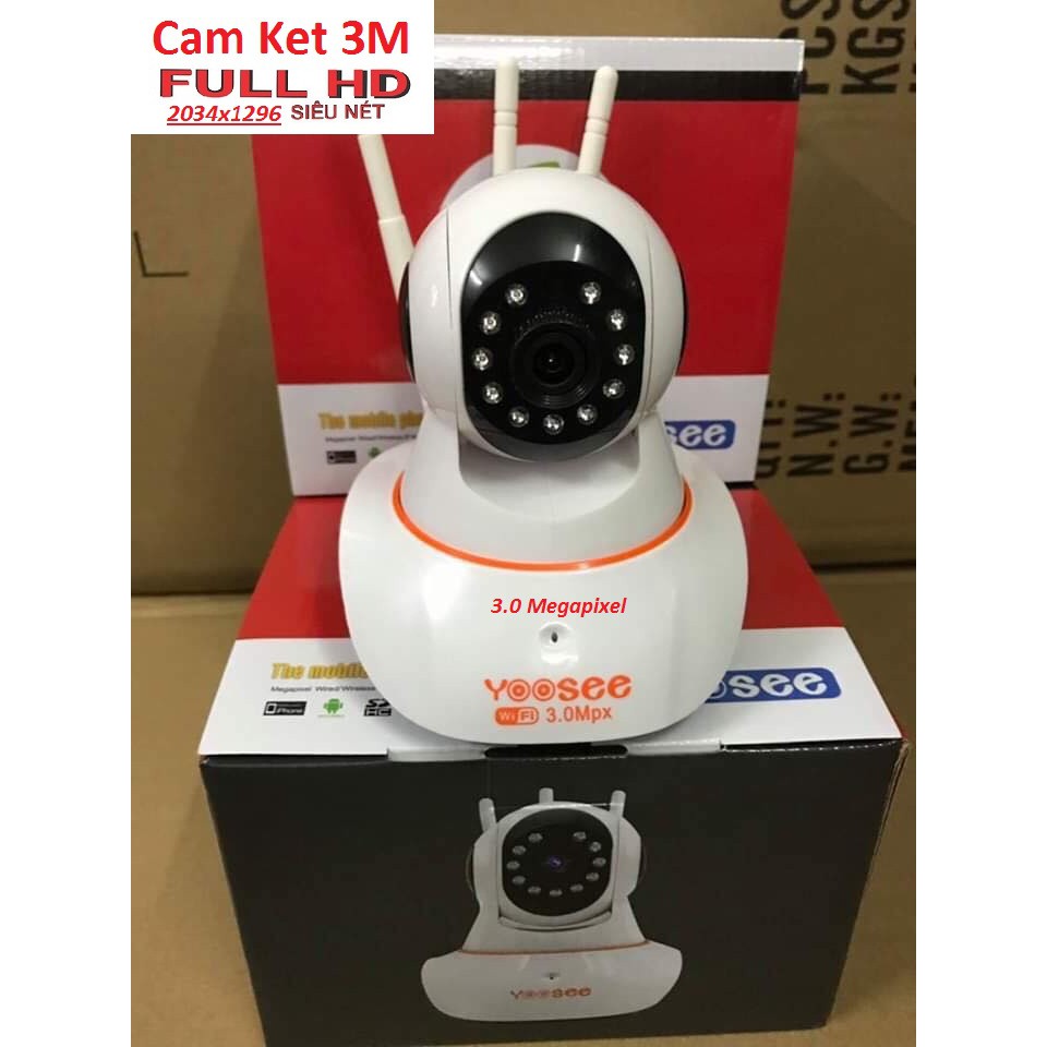Camera Yoosee 3 Râu Full HD 3M(2304×1296)