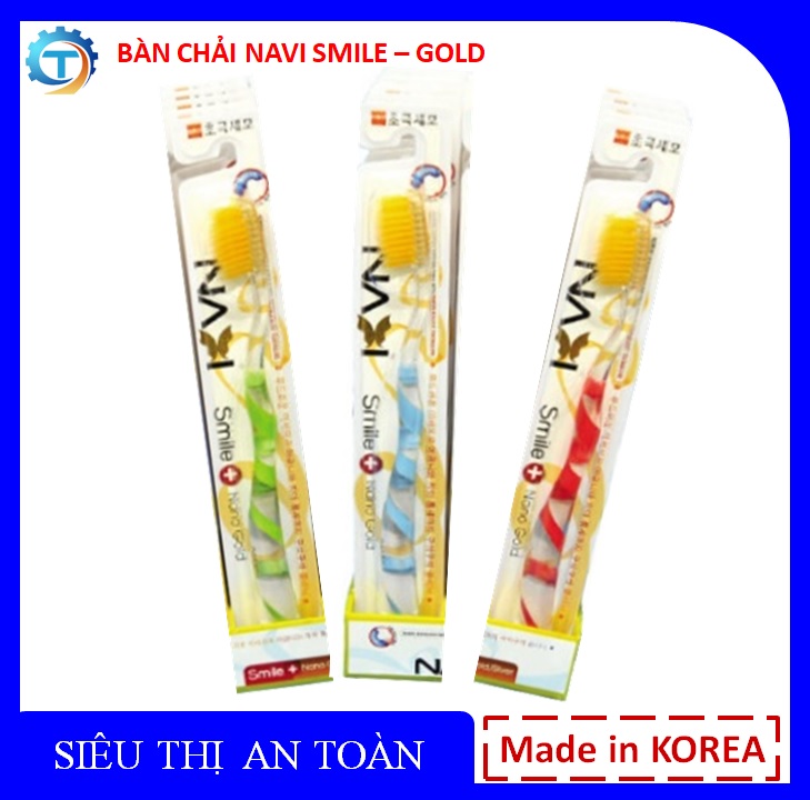 Bàn chải đánh răng NAVI SMILE – GOLD Hàn Quốc