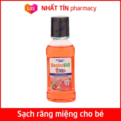 [HCM]Nước súc miệng trẻ em DoctorBio Kids Nano Bạc - Chai 250ml