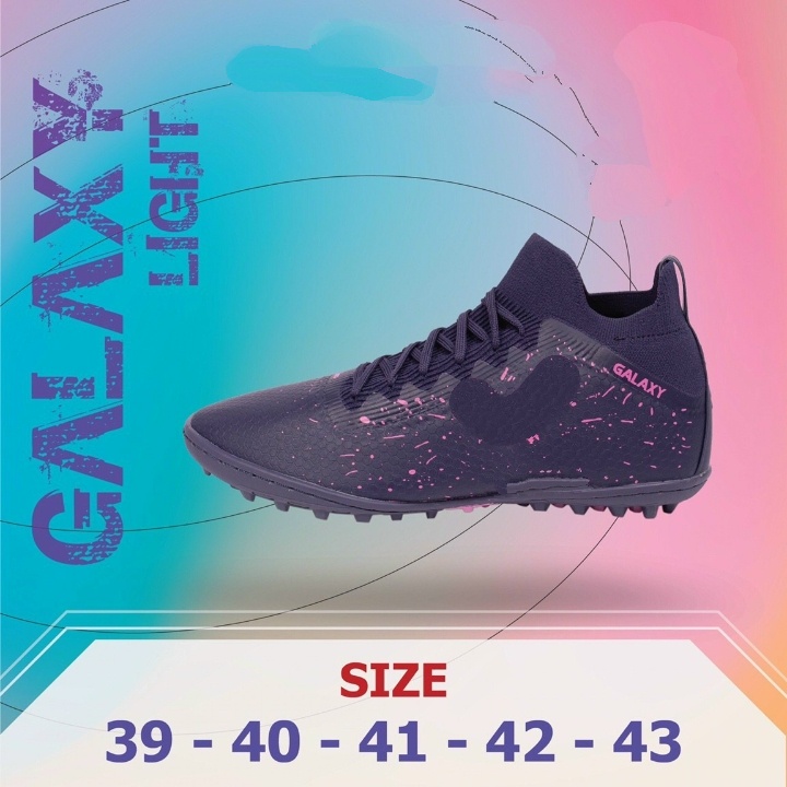 Giày Đá Bóng Wiiikaaa Galaxy Light Bạc - giày bóng đá