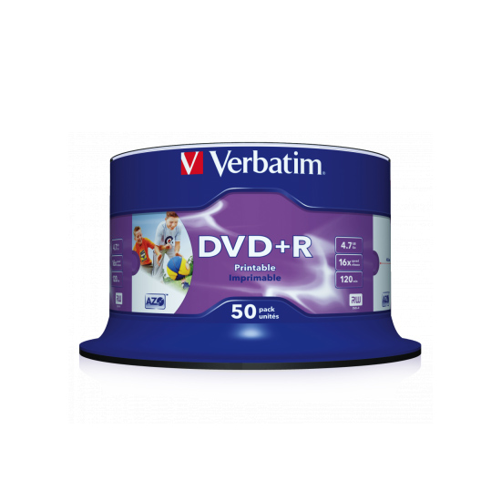 Đĩa Verbatim DVD+R 4.7GB 16X UP 50Pk Spinndle