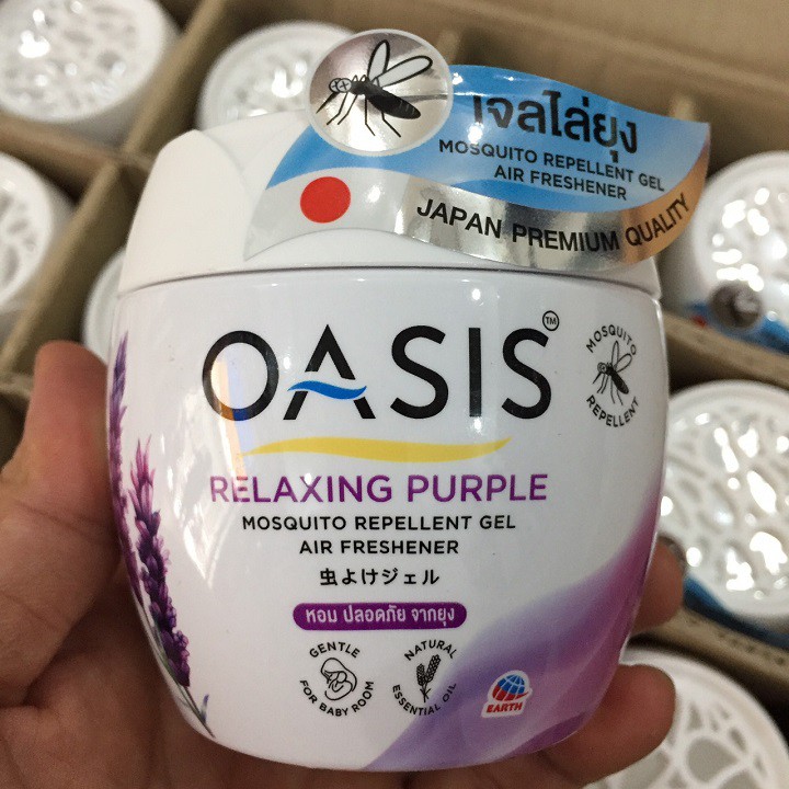 [HCM]Sáp thơm đuổi muỗi OASIS Thái Lan 180g