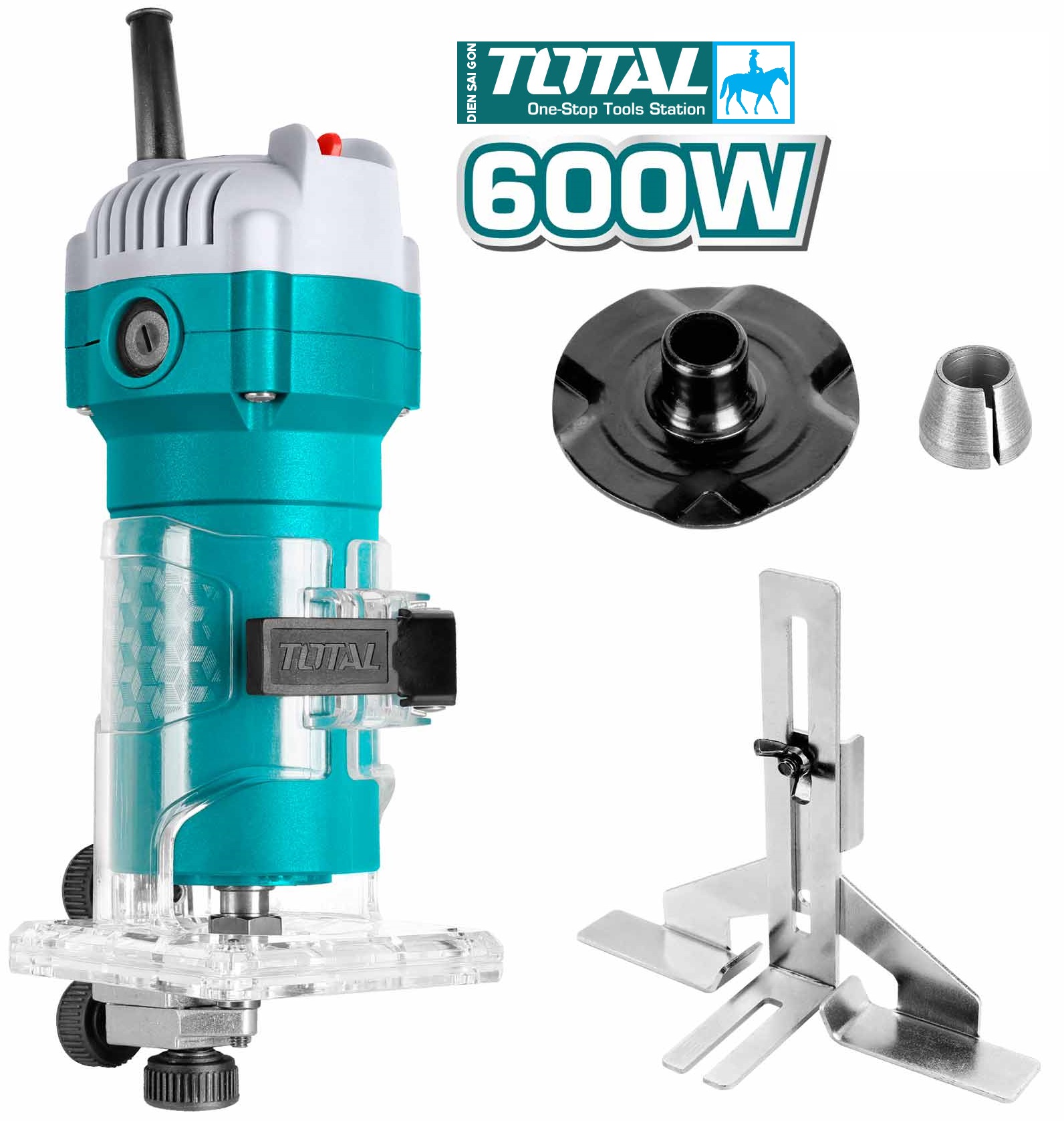 Máy phay mini cốt 6mm 33.500rpm 500W Total TLT5001