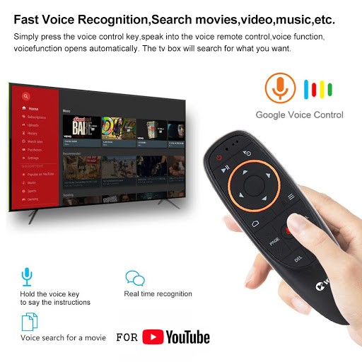 Điều khiển tìm kiếm giọng nói G10S cho Android TV Box