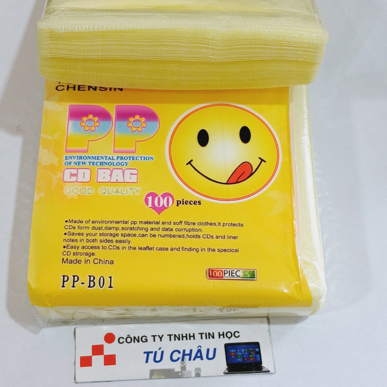 Bao xốp đựng đĩa 2 mặt CD, DVD (Bịt 100 Cái - Túi đựng CD - DVD) (Nhiều màu tùy lô hàng)