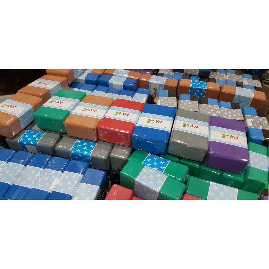 Gạch tập yoga block hiệu NA dày dặn