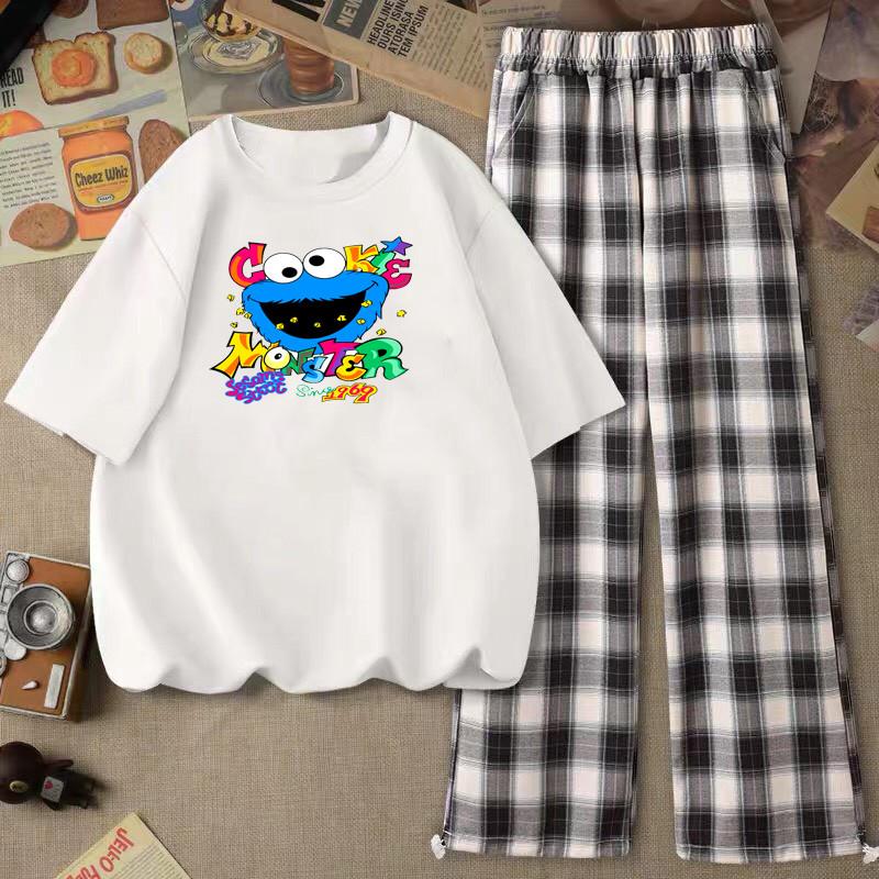 sét áo phông monter mặt xanh Cổ tròn chất Cotton