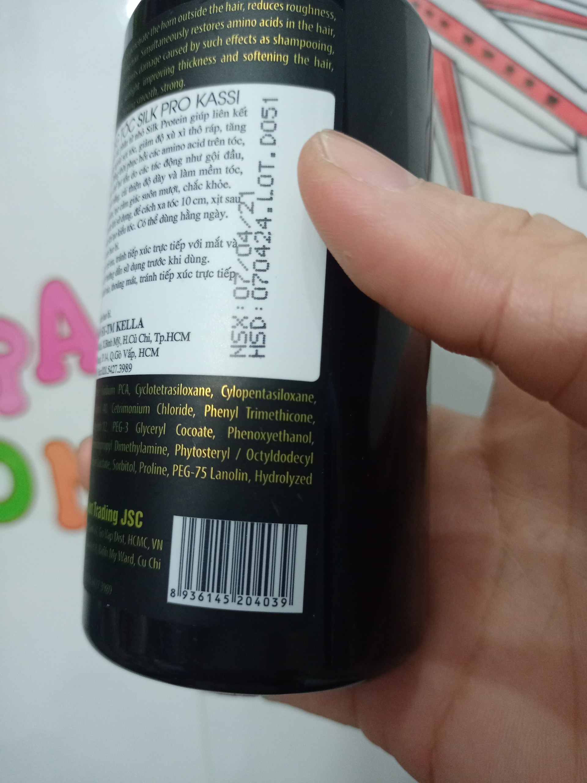 Sữa dưỡng tóc phụ hồi Silk Protein Kassi