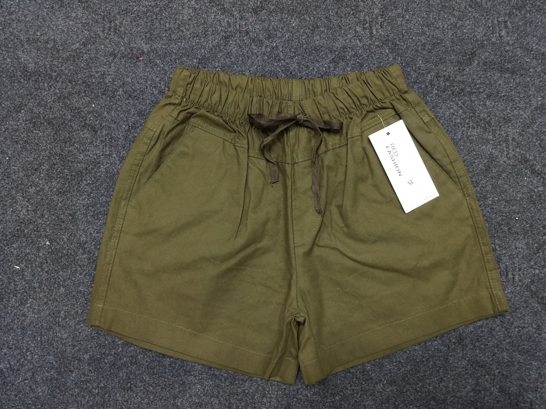 Quần Sọt Kaki Nữ Lưng Thun Nhiều Màu