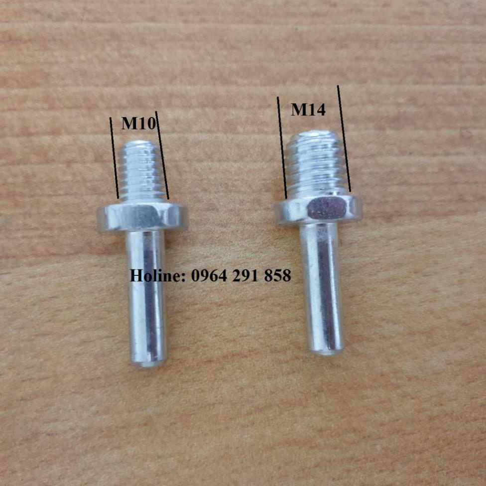 ty trục đế phớt dán hay ốc vặn cho đế dính trục M10 hoặc trục m14 cho đế dính 3/4/5/6/7 inch