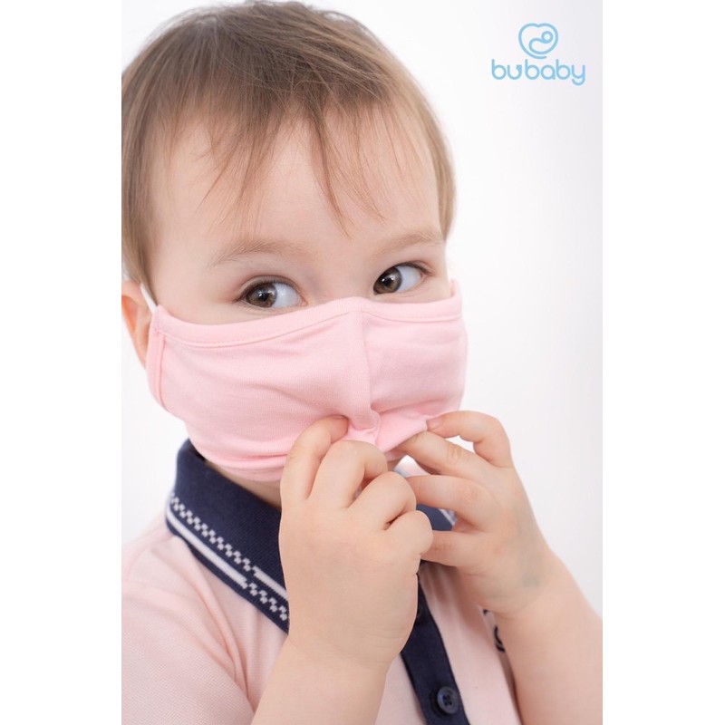 Set 2 khẩu trang sợi tre Bubaby