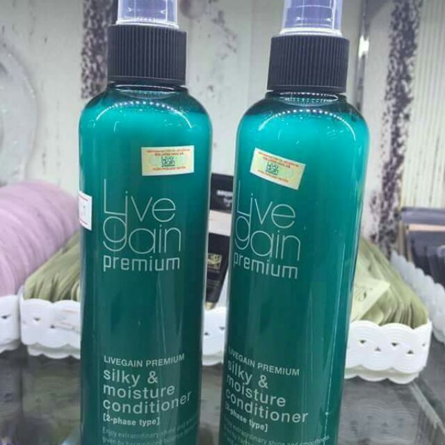 [Chính hãng] Xịt dưỡng ẩm tóc Livegain Leave-in Conditioner 250ml Hàn Quốc
