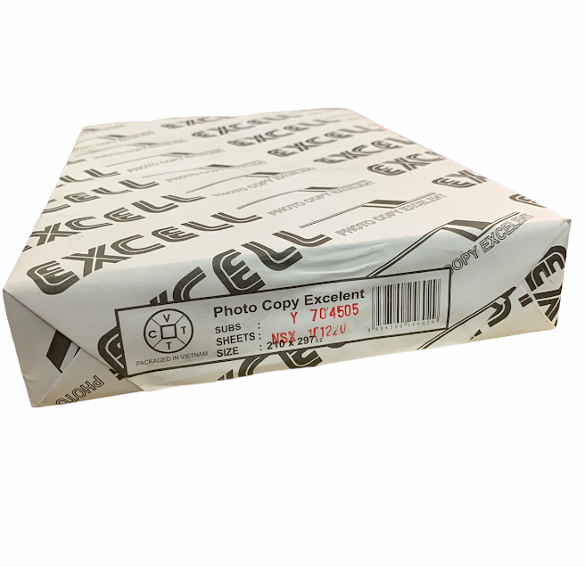 Giấy a4 excel 70gsm 450 tờ indonesia