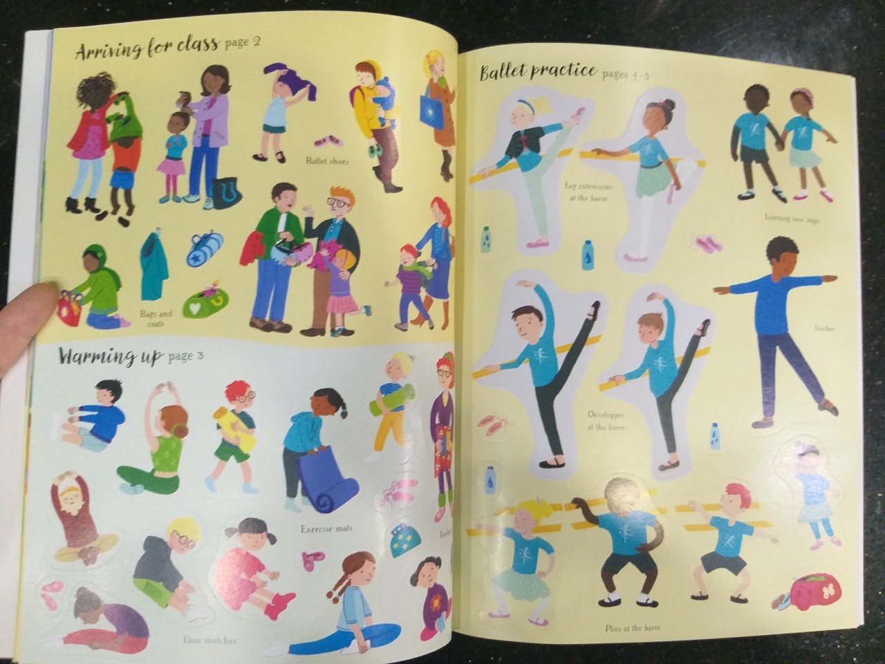 Usborne Sticker Book - Ballet show