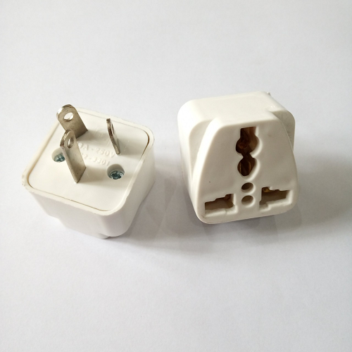 Phích Cắm Chuyển Đổi 3 Chân chéo sang 3 Chân ( COMBO 2 cái )