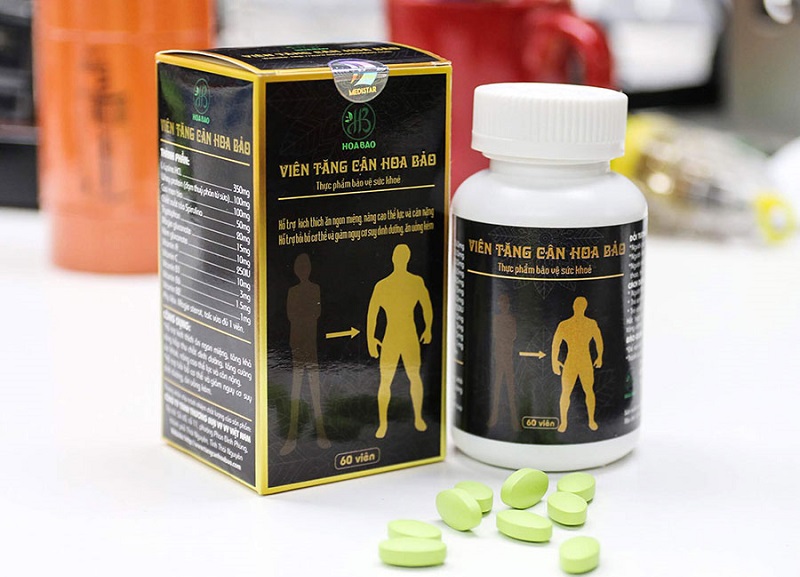 [CHÍNH HÃNG – GIÁ SỈ] Viên tăng cân Hoa Bảo( Hộp Mới 22 Viên) - Green Pharma 1