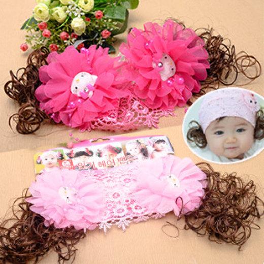 [HCM]Băng đô tóc giả xoăn cho bé cực kì đáng yêu