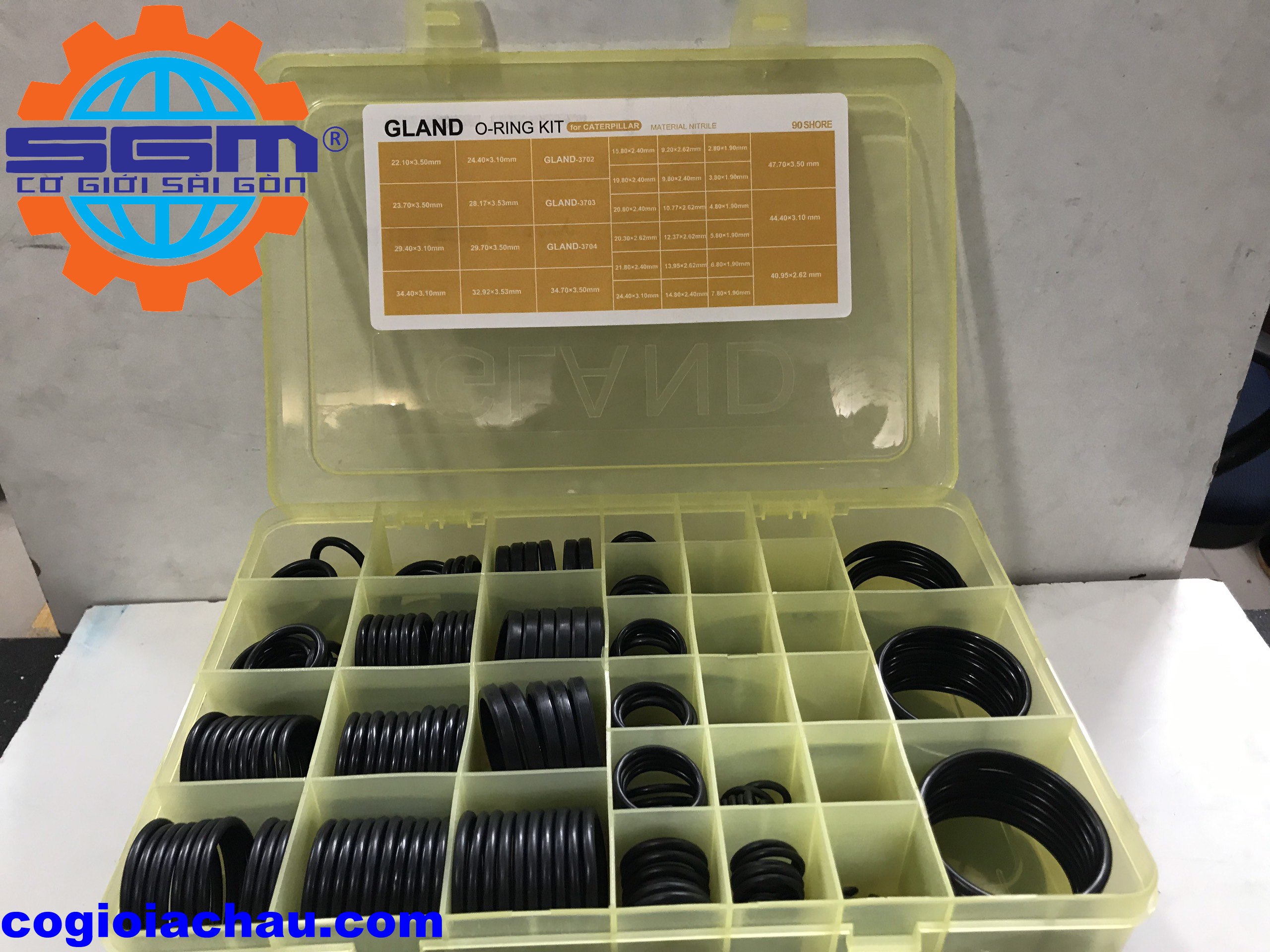 Bộ O-ring kit For Caterpilar (Sin hộp Caterpilar)