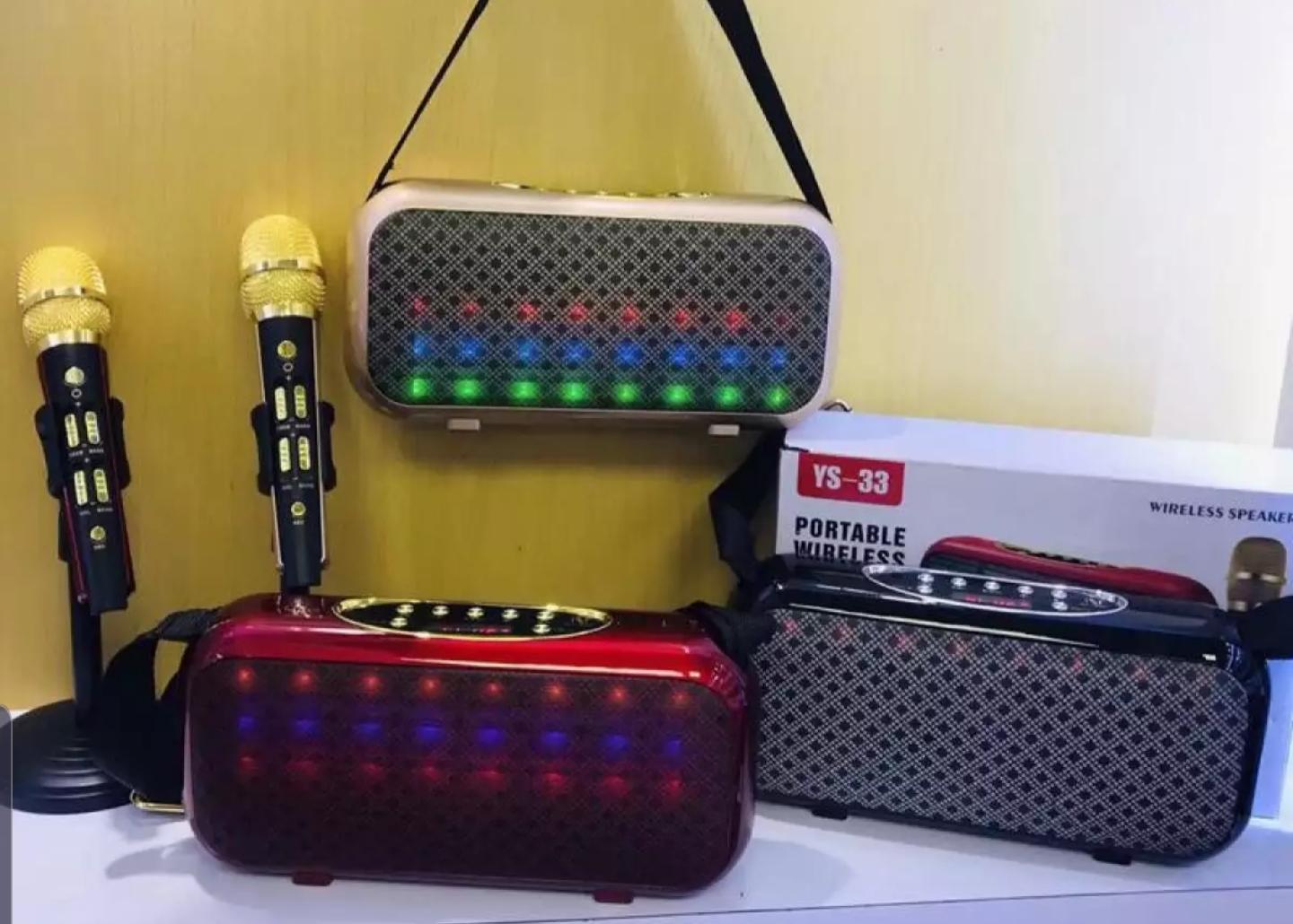 Loa karaoke bluetooth 2 micro YS33 công suất 14W - Âm thanh cực chất