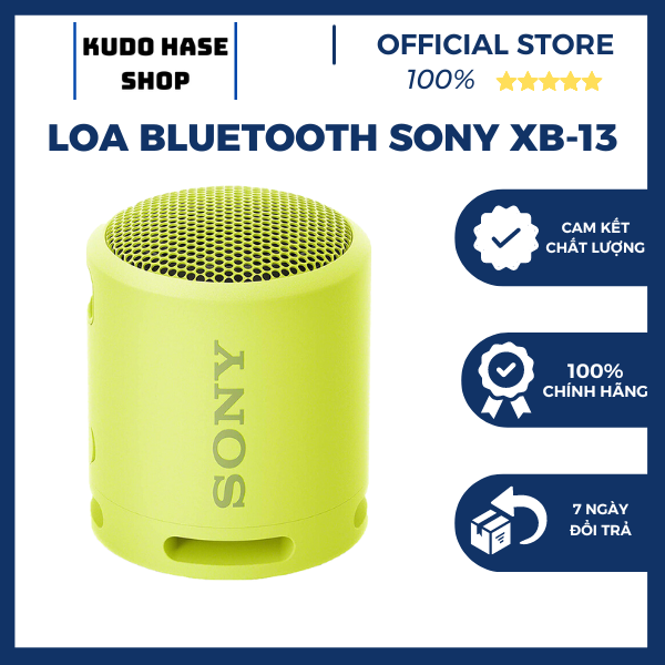 BH 24 Tháng Loa Nghe Nhạc Bluetooth Sony XB13 SRS Chính Hãng Âm Thanh Siêu Bass Cực Mạnh Chống Bụi và Nước IP67 Công Suất Cực Lớn 100W