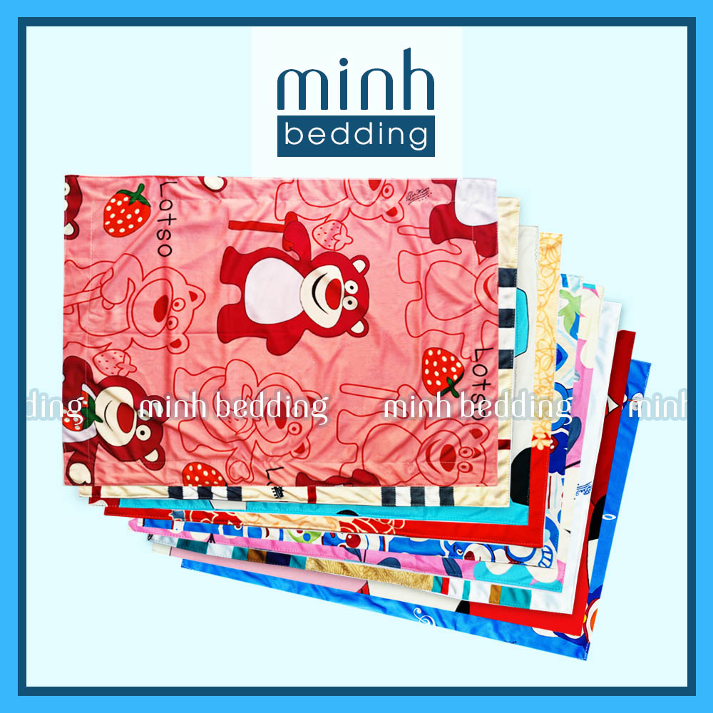 Áo gối thun lạnh 40x60cm Minh Bedding không khoá kéo, siêu mềm mát