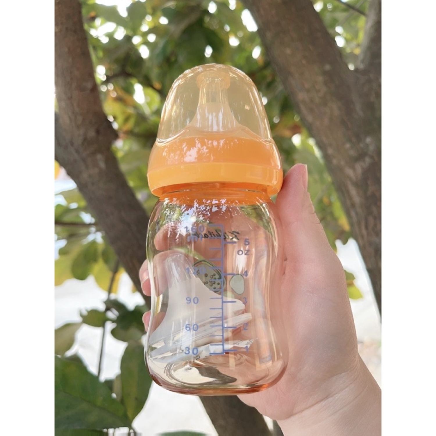Bình Sữa Kichilachi PPSU Cổ Rộng 160/280ml Núm Ti Siêu Mềm