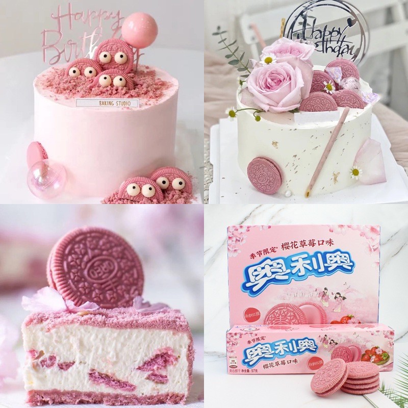 [HCM]Bánh Oreo Các Vị Siêu Hot 97Gr - Đào ô long