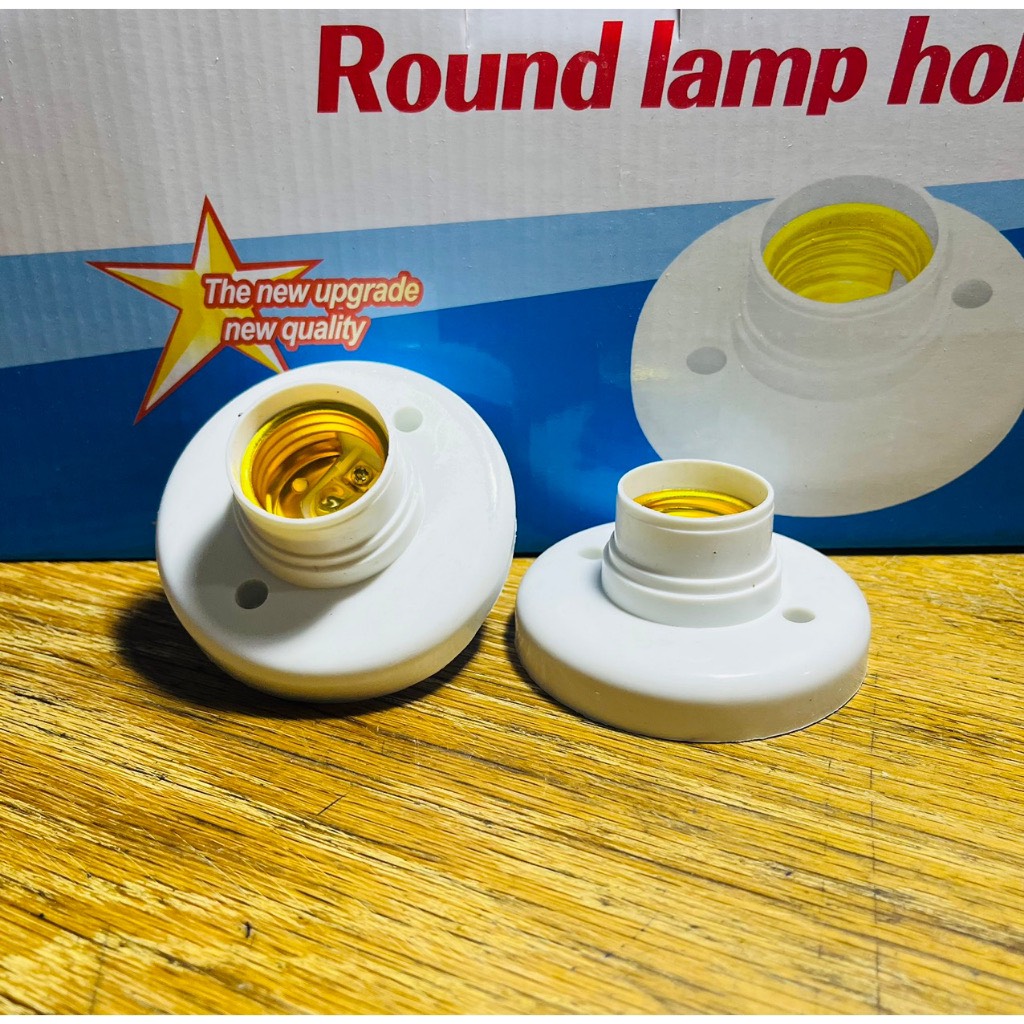 Đui đen thẳng ốp trần tường đui e27 hàng Hinoki