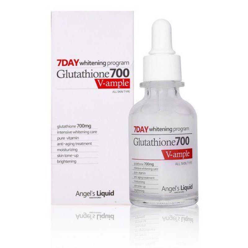 Huyết Thanh Dưỡng Sáng Da Angel’s Liquid 7day Whitening Program Glutathione 700 V-Ample 30ml cao cấp