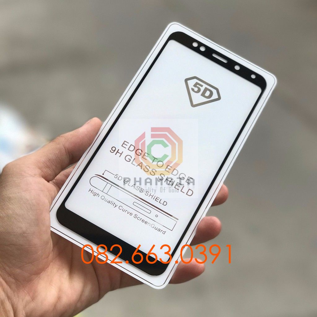 Kính cường lực Xiaomi Redmi Note 5 full màn hình không chấm liti
