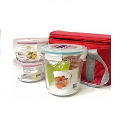 Hộp đựng cơm văn phòng 350ml thủy tinh Glasslock