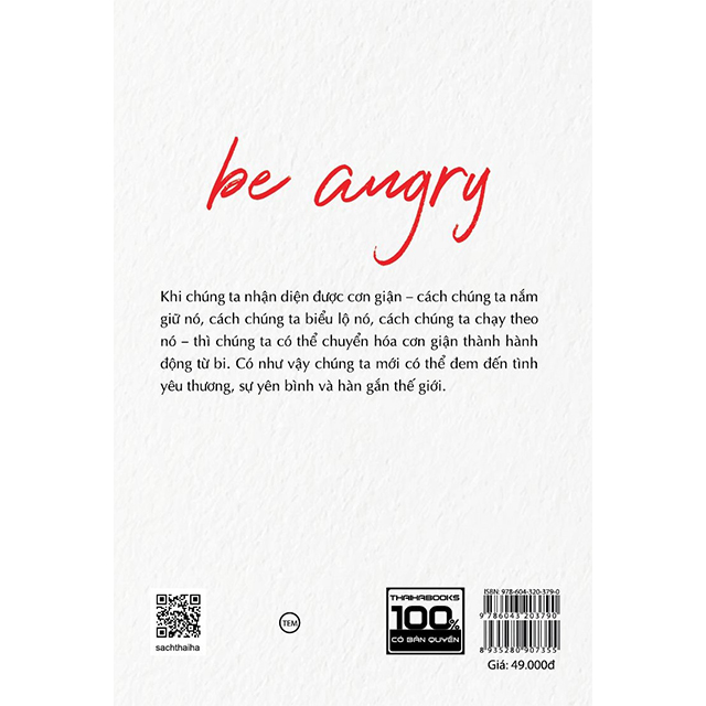 Hãy cứ giận đi - Be Angry