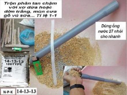 Túi lưới đựng phân tan chậm, phâ dê.... trồng lan 0,5kg