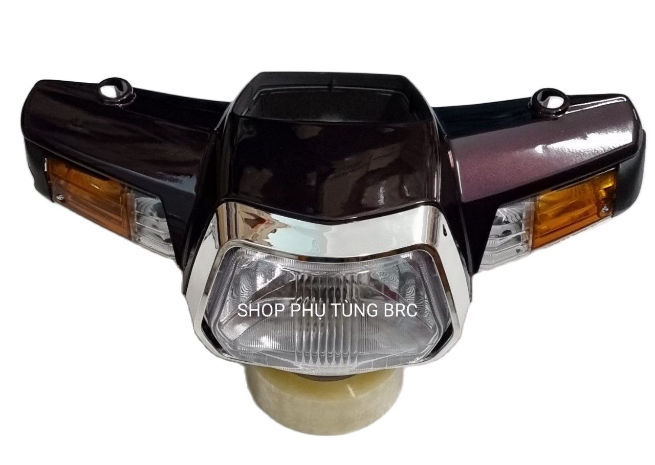 Bộ đầu đèn xe Super Dream đầu lồi.