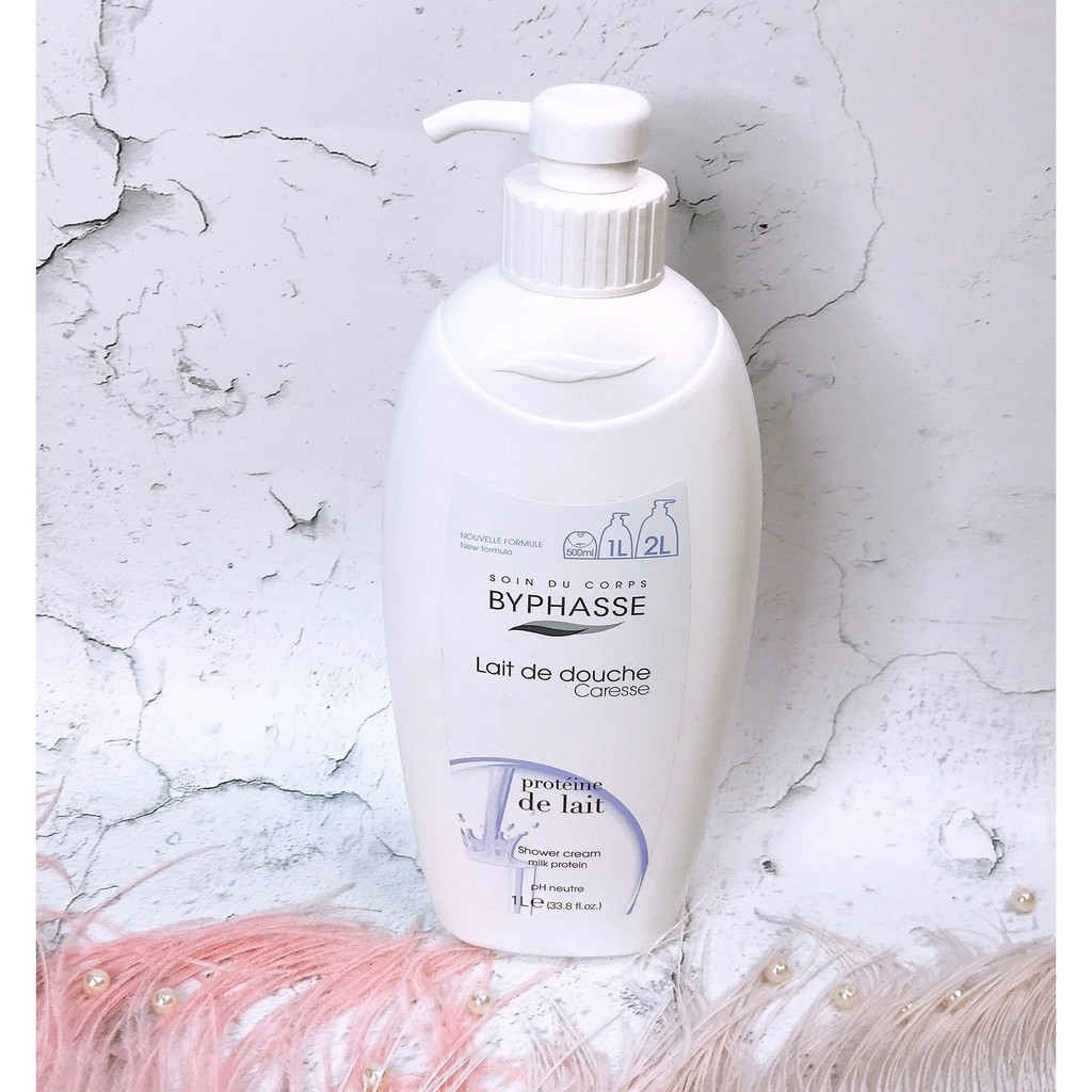 Sữa tắm Byphasse Protein và Sữa 1000ml