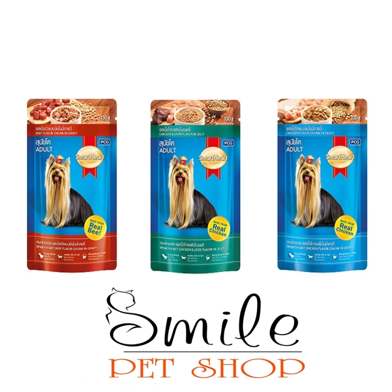 [ GIÁ RẺ] Pate Smartheart cho chó lớn các vị - Smile Pet Shop