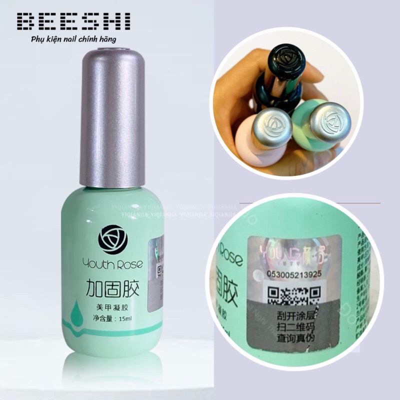 BASE TOP CỨNG MÓNG HOA HỒNG HÀNG CHUẨN DẬP NẮP CHAI