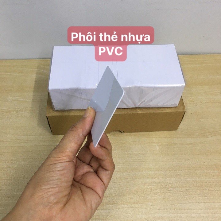 Phôi Thẻ Nhựa PVC Trắng ( 200 cái)
