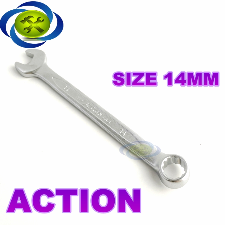 [HCM]Cờ lê vòng miệng 14mm Action xi mờ ACTION-14