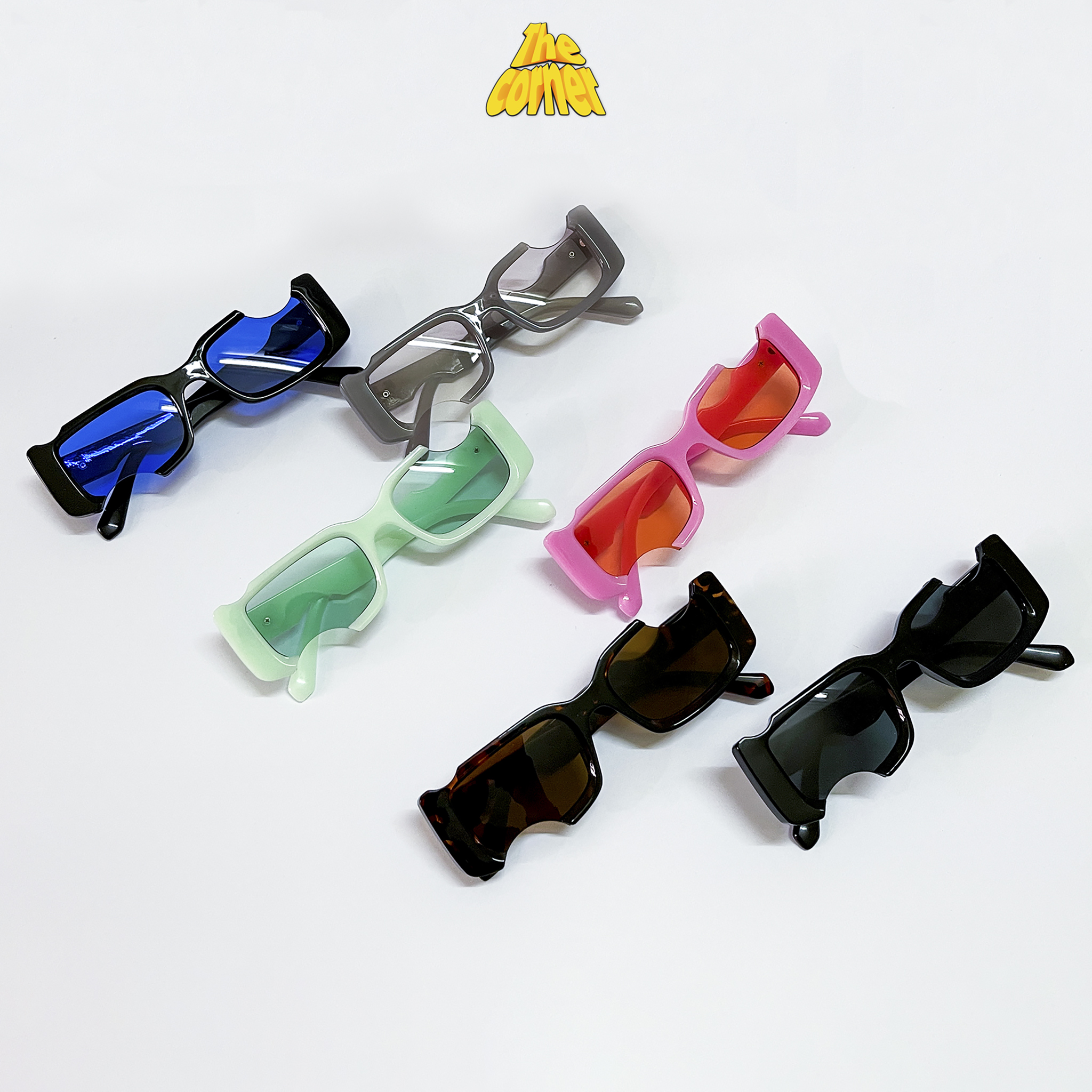 Kính mắt Thời Trang Off-White Holes rectangular-frame [Ảnh thật]