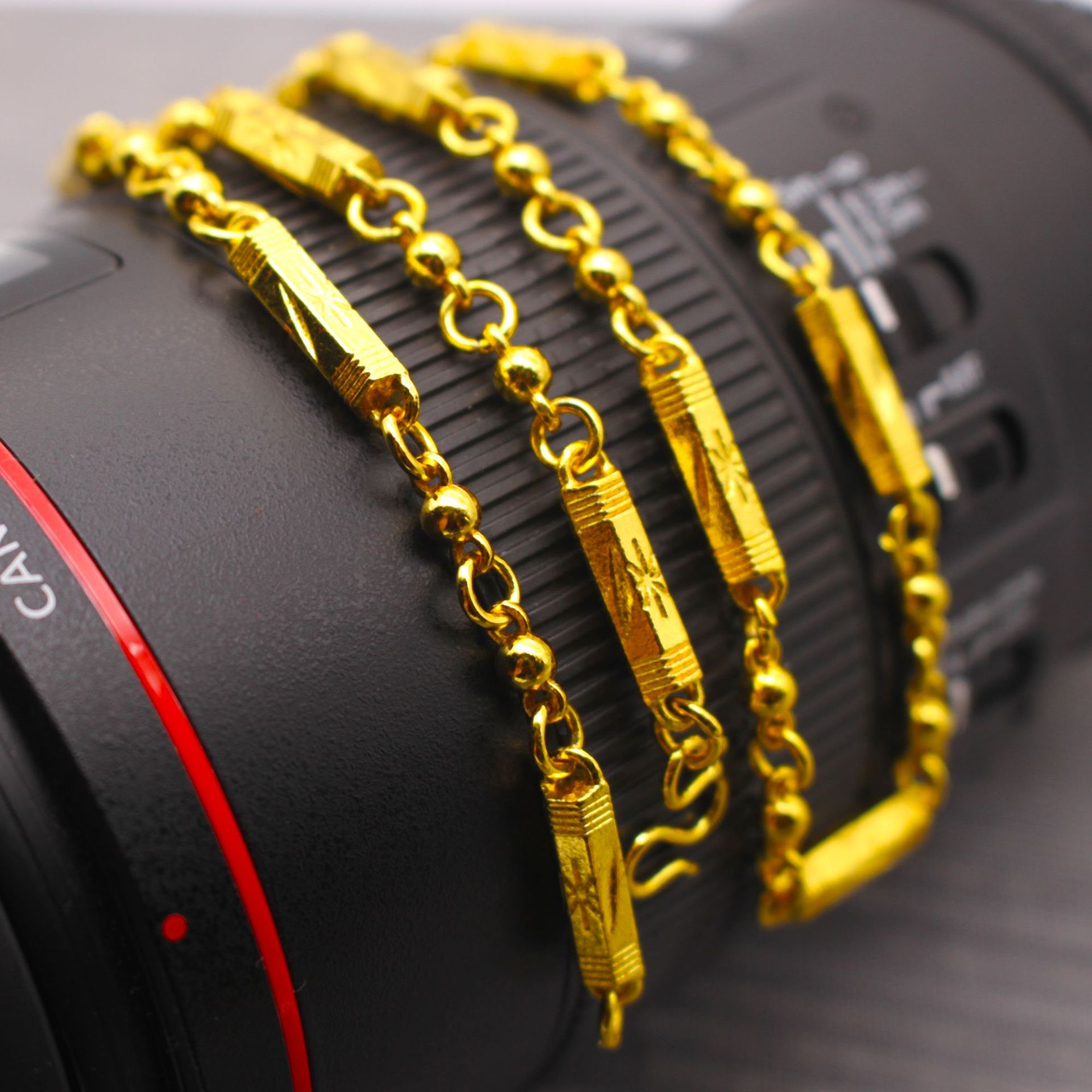 Dây chuyền nam mạ vàng 24k