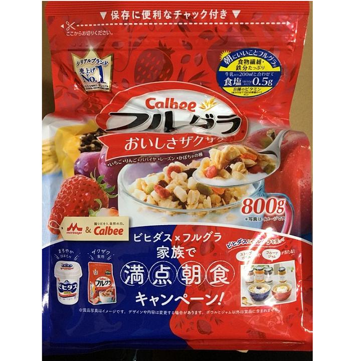 Bột ngũ cốc calbee Nhật Bản date 12/2019