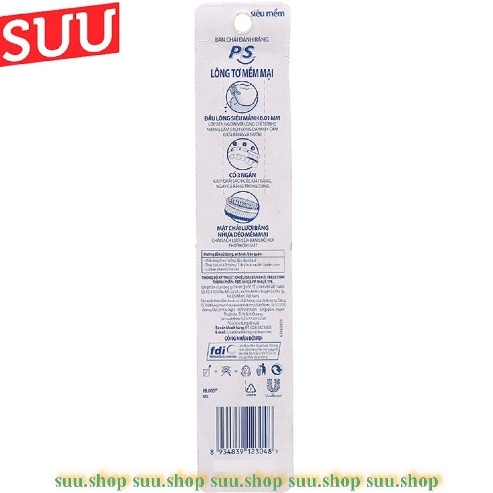 Bàn Chải Đánh Răng P/S Lông Tơ Siêu Mềm (Màu Sắc Ngẫu Nhiên)