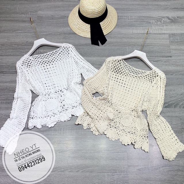 Set áo lưới đi biển hàng đẹp Quảng Châu