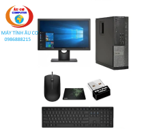 Bộ máy tính để bàn Dell Optiplex (Core i7-4770/ Ram 8gb/SSD 120GB ) Và MH 19inch Wide Led – BH 12T