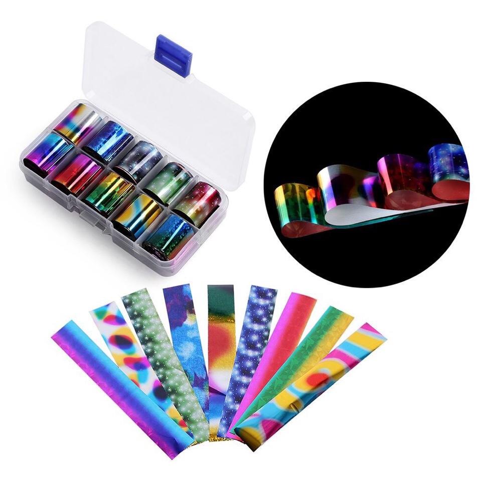 Giấy Foil Hologram Dán Móng Nghệ Thuật 2.5*100cm