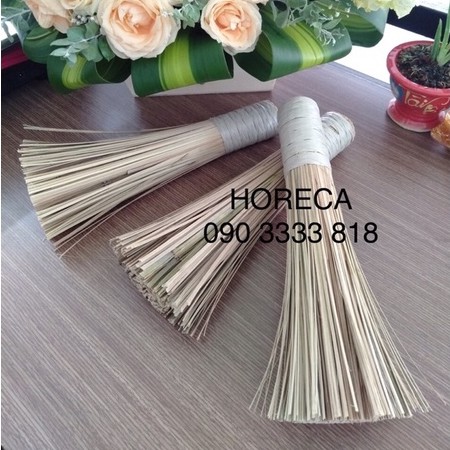 Chổi tre cọ chảo sắt 28cm, chổi chùi chảo