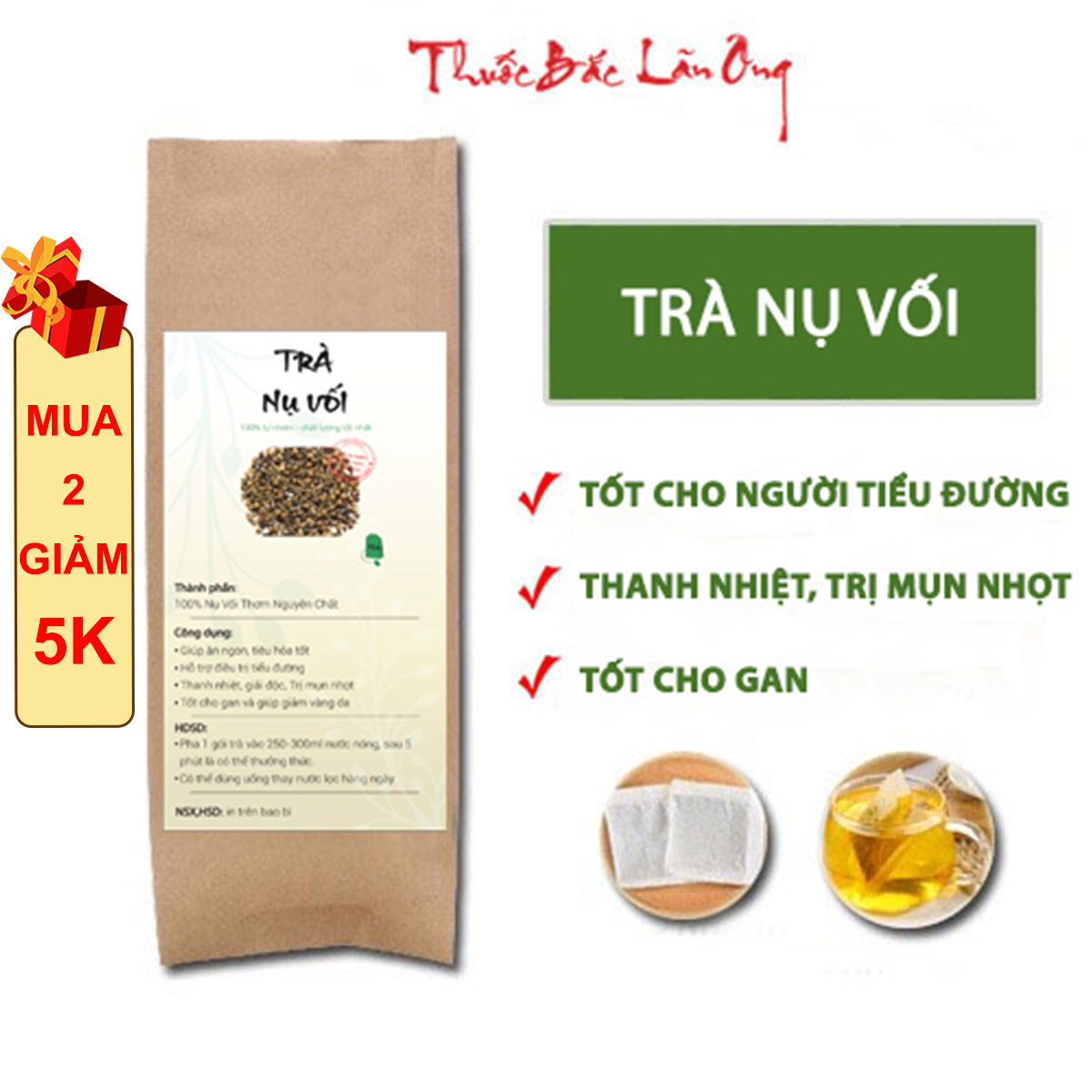Trà nụ vối thanh nhiệt cơ thể, tốt cho người tiểu đường