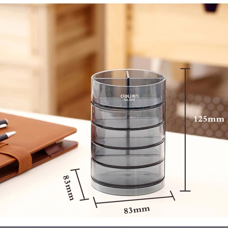 Hộp cắm bút nhựa 906 (Deli)