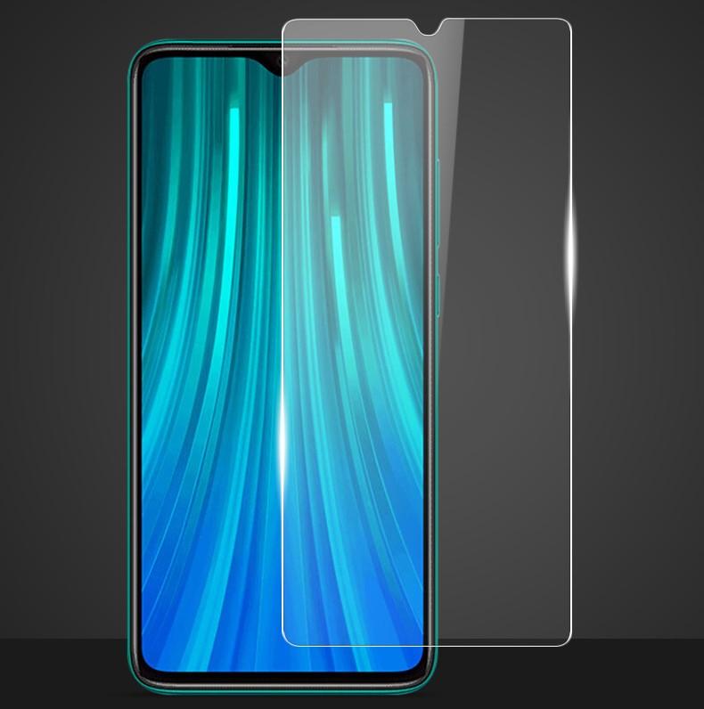 Kính cường lực trong suốt Xiaomi Redmi Note 8 (Kèm miếng lau)